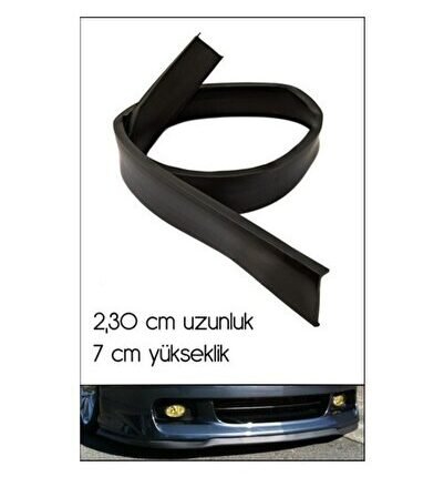 Mercedes 611 Uyumlu Kırılmaz Ön Tampon Eki Siyah Lip