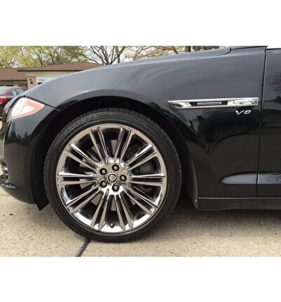 V8 Çamurluk Arması Xj Xjl Xk Xf Xe F-pace S-type (1 Adet)