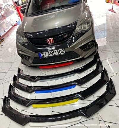 Audi Q3 4 Parça Beyaz Dilli Ön Ek Piano Black Lip