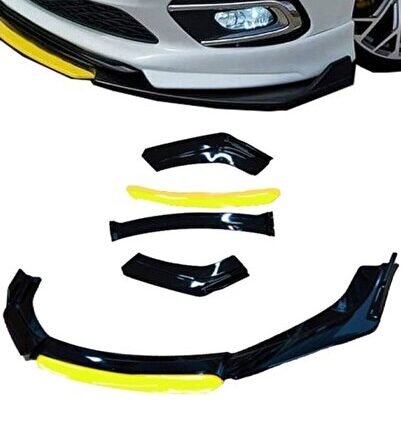 Bmw E28 1981-1987 4 Parça Sarı Ön Ek Piano Black Lip
