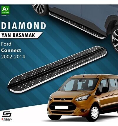 S-Dizayn Ford Connect Diamond Krom Yan Basamak 183 Cm 2002-2014