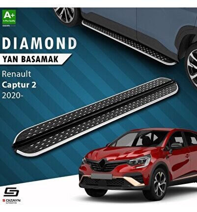 S-Dizayn Renault Captur 2 Diamond Krom Yan Basamak 183 Cm 2020 Üzeri