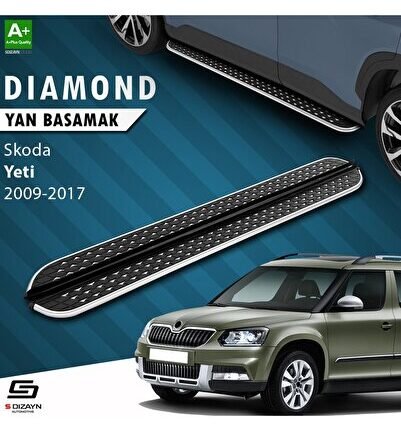 S-Dizayn Skoda Yeti Diamond Krom Yan Basamak 173 Cm 2009-2017