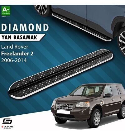 S-Dizayn Land Rover Freelander 2 Diamond Krom Yan Basamak 173 Cm 2006-2014
