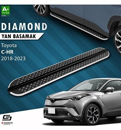 S-Dizayn Toyota C-HR Diamond Krom Yan Basamak 173 Cm 2018-2023