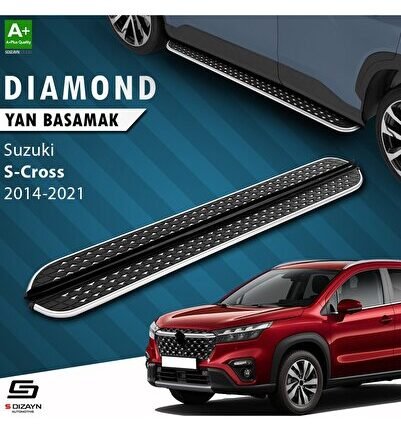 S-Dizayn Suzuki SX4 2 S-Cross Diamond Krom Yan Basamak 173 Cm 2014-2021