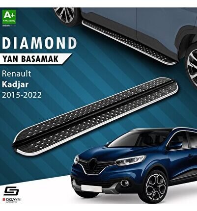 S-Dizayn Renault Kadjar Diamond Krom Yan Basamak 173 Cm 2015-2022