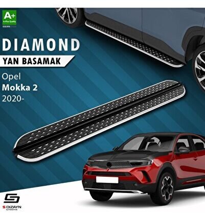 S-Dizayn Opel Mokka 2 Diamond Krom Yan Basamak 173 Cm 2020 Üzeri