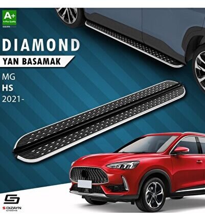 S-Dizayn MG HS Diamond Krom Yan Basamak 183 Cm 2021 Üzeri