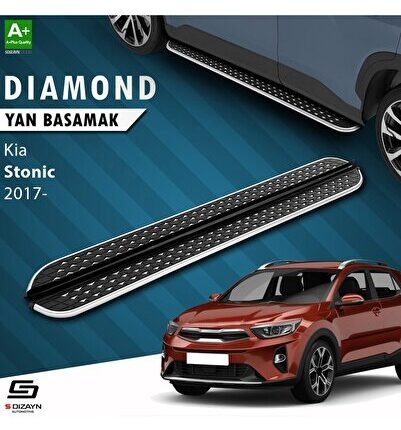 S-Dizayn Kia Stonic Diamond Krom Yan Basamak 173 Cm 2017 Üzeri