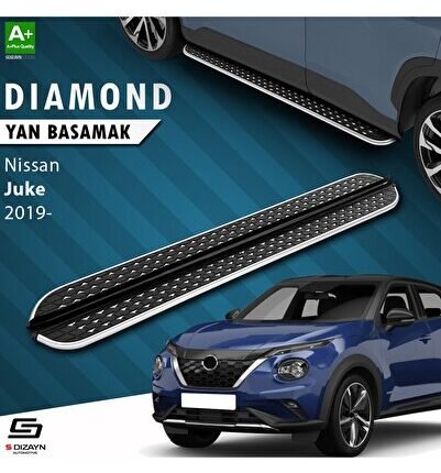 S-Dizayn Nissan Juke 2 Diamond Krom Yan Basamak 173 Cm 2019 Üzeri