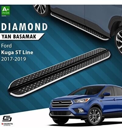S-Dizayn Ford Kuga 2 ST-Line Diamond Krom Yan Basamak 183 Cm 2017-2019