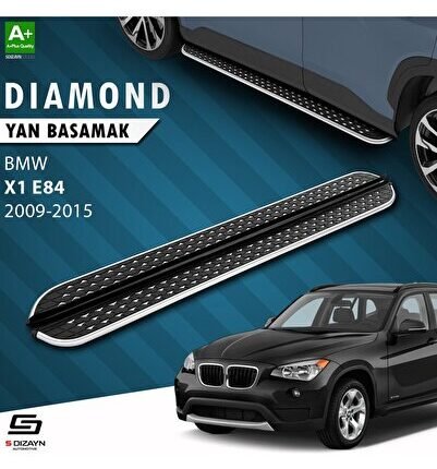 S-Dizayn Bmw X1 E84 Diamond Krom Yan Basamak 183 Cm 2009-2015