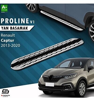 S-Dizayn Renault Captur OEM Still Pro V2 Aluminyum Yan Basamak 173 Cm 2013-2020