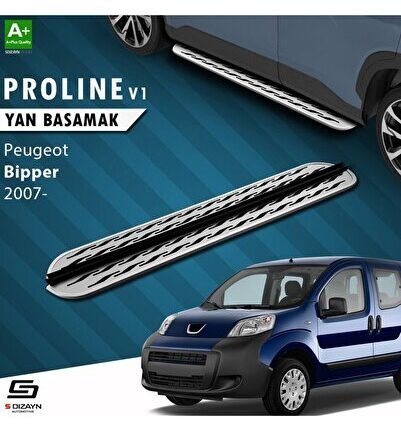 S-Dizayn Peugeot Bipper OEM Still Pro V2 Aluminyum Yan Basamak 173 Cm 2007-2017