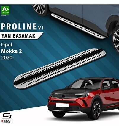 S-Dizayn Opel Mokka 2 OEM Still Pro V2 Aluminyum Yan Basamak 173 Cm 2020 Üzeri