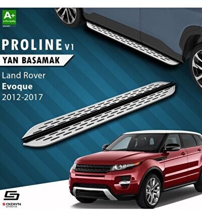 S-Dizayn Land Rover Range Rover Evoque OEM Still Pro V2 Aluminyum Yan Basamak 173 Cm 2012-2017
