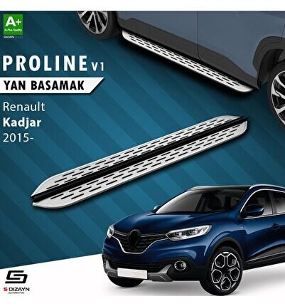 S-Dizayn Renault Kadjar OEM Still Pro V1 Aluminyum Yan Basamak 173 Cm 2015-2022