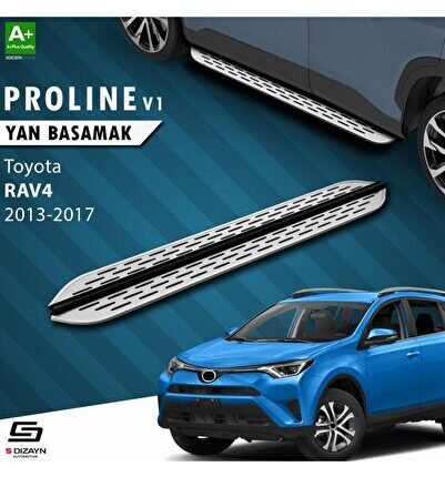S-Dizayn Toyota Rav 4 4 OEM Still Pro V1 Aluminyum Yan Basamak 173 Cm 2013-2017