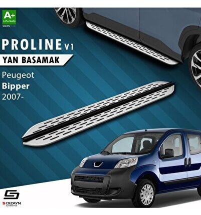 S-Dizayn Peugeot Bipper OEM Still Pro V1 Aluminyum Yan Basamak 173 Cm 2007-2017