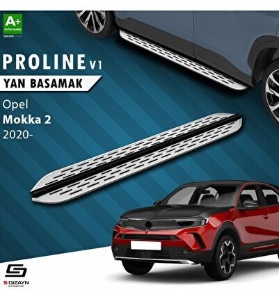 S-Dizayn Opel Mokka 2 OEM Still Pro V1 Aluminyum Yan Basamak 173 Cm 2020 Üzeri