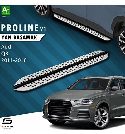 S-Dizayn Audi Q3 8U OEM Still Pro V1 Aluminyum Yan Basamak 173 Cm 2011-2018