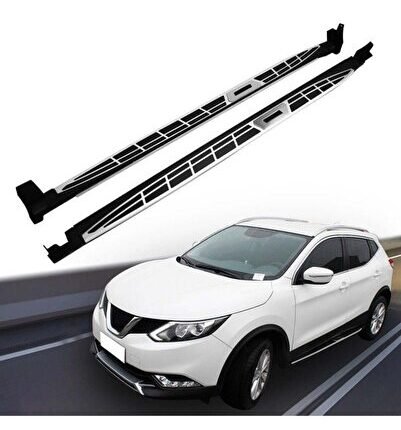 Nissan Qashqai Uyumlu -2014 Yan Basamak Koruma Side Step Square Style