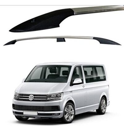 Tavan Çıtası Uyumlu T4 - T5- Traffic - Custom - Vito W638 - Transit Long Grey