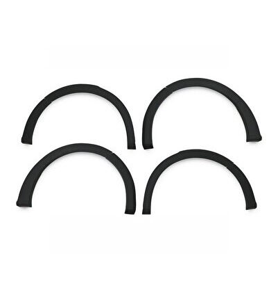 FORD TRANSİT / TOURNEO COURIER 2018 Set 8 Parça Çamurluk Kaplama Siyah Mat Asa Kum Desen Standart