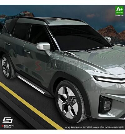 S-Dizayn Jeep Compass 2 Skyline Krom Yan Basamak 173 Cm 2017 Üzeri A+ Kalite