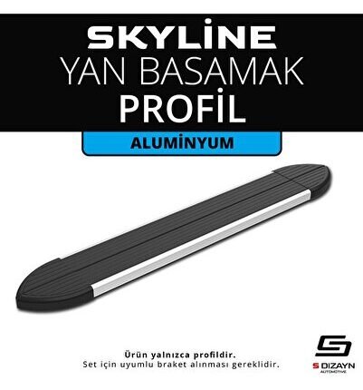 Skyline Aluminyum Yan Basamak Profil 263 Cm