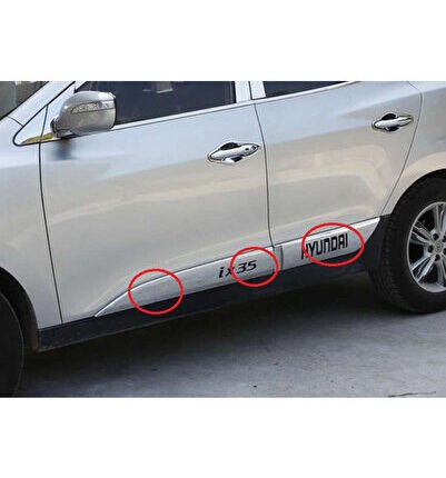 Hyundai Ix35 Uyumlu 2010 Sonrası Yan Kapı Çıtası Krom Parça