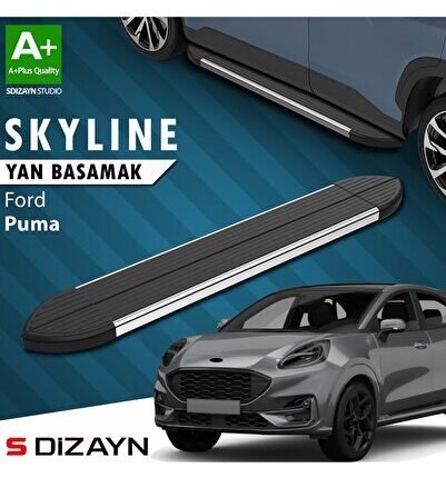 S-Dizayn Ford Puma Skyline Krom Yan Basamak 173 Cm 2019 Üzeri A+ Kalite