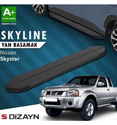 S-Dizayn Nissan Skystar Skyline Siyah Yan Basamak 193 Cm 1996-2006 A+ Kalite