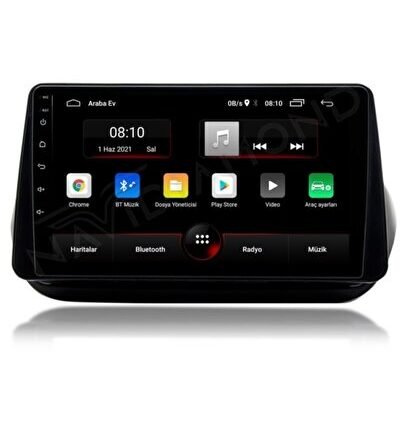 Fiat Fiorino Uyumlu 4 Gb Ram 64 Gb Hafıza Android 11.0 Carplay & Android Auto Multımedia