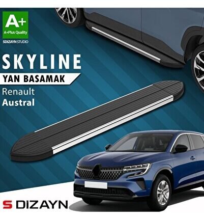 S-Dizayn Renault Austral Skyline Krom Yan Basamak 183 Cm 2023 Üzeri A+ Kalite