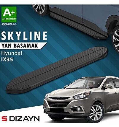 S-Dizayn Hyundai IX-35 Skyline Siyah Yan Basamak 173 Cm 2010-2015 A+ Kalite