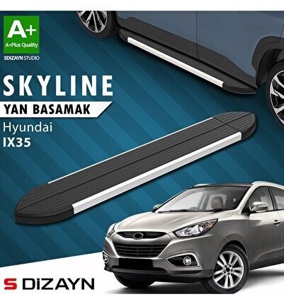 S-Dizayn Hyundai IX-35 Skyline Aluminyum Yan Basamak 173 Cm 2010-2015 A+ Kalite
