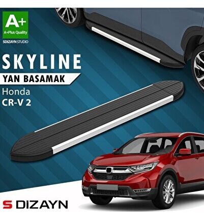 S-Dizayn Honda CR-V 5 Skyline Aluminyum Yan Basamak 173 Cm 2018-2022 A+ Kalite