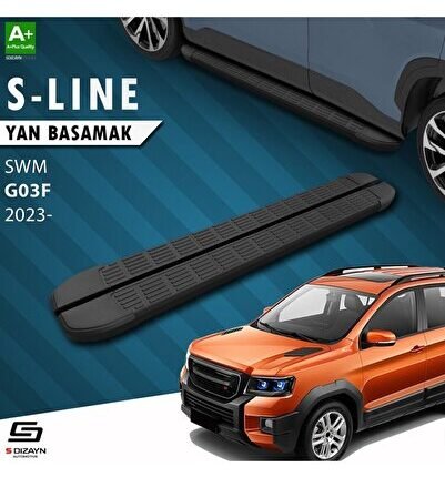 S-Dizayn SWM G03F S-Line Siyah Yan Basamak 193 Cm 2023 Üzeri A+ Kalite