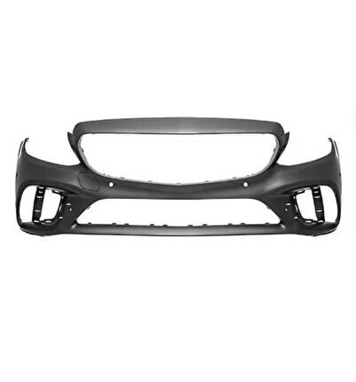 W205 2014-2018 İÇİN UYUMLU ÖN TAMPON AMG 2019-2020 MAKYAJLI GÖRÜNÜM + PANJUR 2058802305