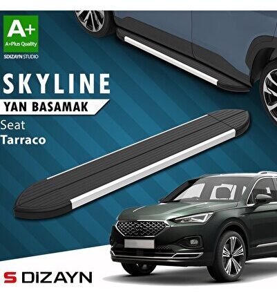 S-Dizayn Seat Tarraco Skyline Aluminyum Yan Basamak 193 Cm 2018-2024 A+ Kalite