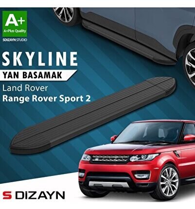 S-Dizayn Land Rover Range Rover Sport 2 Skyline Siyah Yan Basamak 193 Cm 2013-2022 A+ Kalite
