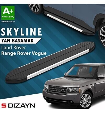 S-Dizayn Land Rover Range Rover Vogue 2 Skyline Aluminyum Yan Basamak 183 Cm 2002-2012 A+ Kalite