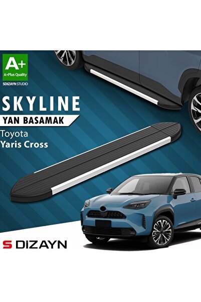 1_org_zoom-39948.jpg S-Dizayn Toyota Yaris Cross Skyline Aluminyum Yan Basamak 183 Cm 2020 Üzeri A+ Kalite - Görsel 1