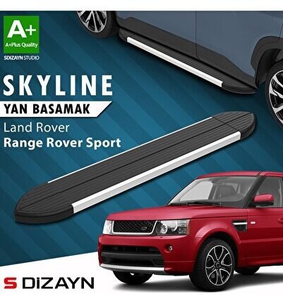 S-Dizayn Land Rover Range Rover Sport Skyline Aluminyum Yan Basamak 183 Cm 2005-2013 A+ Kalite