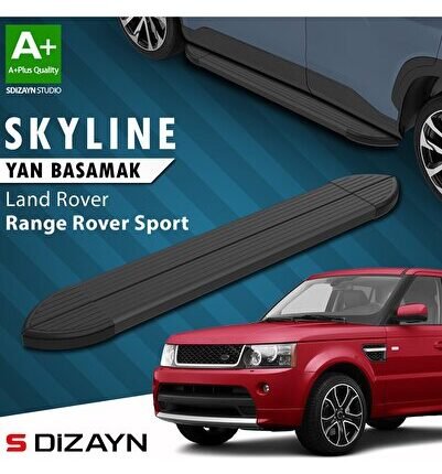 S-Dizayn Land Rover Range Rover Sport Skyline Siyah Yan Basamak 183 Cm 2005-2013 A+ Kalite