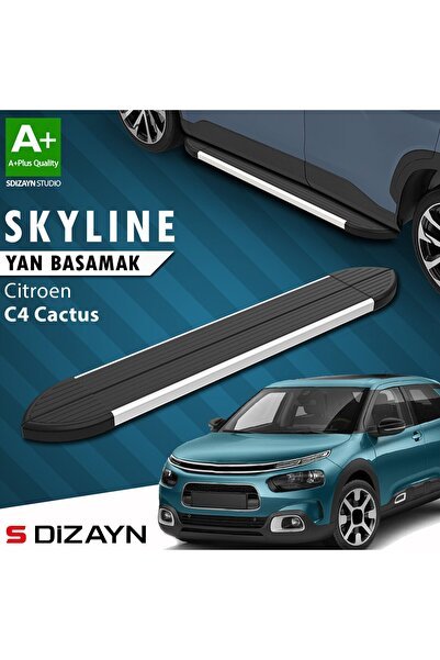 1_org_zoom-40015.jpg S-Dizayn Citroen C4 Cactus Skyline Aluminyum Yan Basamak 183 Cm 2014 Üzeri A+ Kalite - Görsel 1
