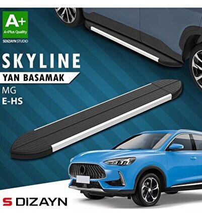 S-Dizayn MG E-HS Skyline Aluminyum Yan Basamak 183 Cm 2021-2024 A+ Kalite