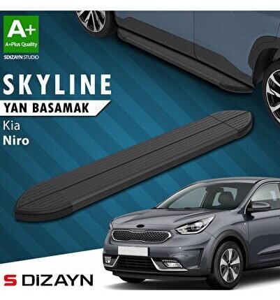 S-Dizayn Kia Niro Skyline Siyah Yan Basamak 183 Cm 2017 Üzeri A+ Kalite